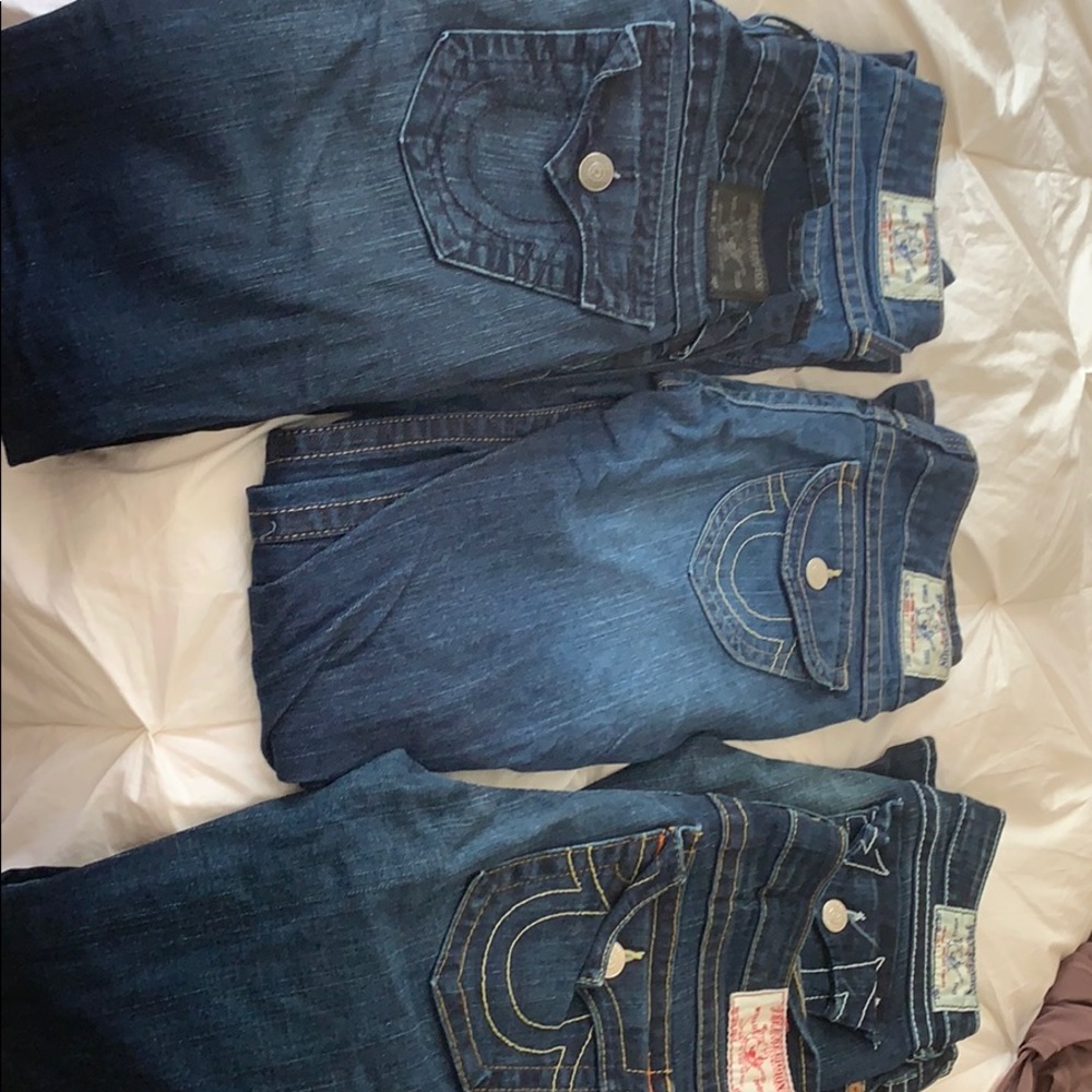 Different styles jeans